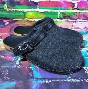 Kalso Womans Shanti Fabric, Wool, Denim, Black Earth Shoes Size 11 Negative Heel
